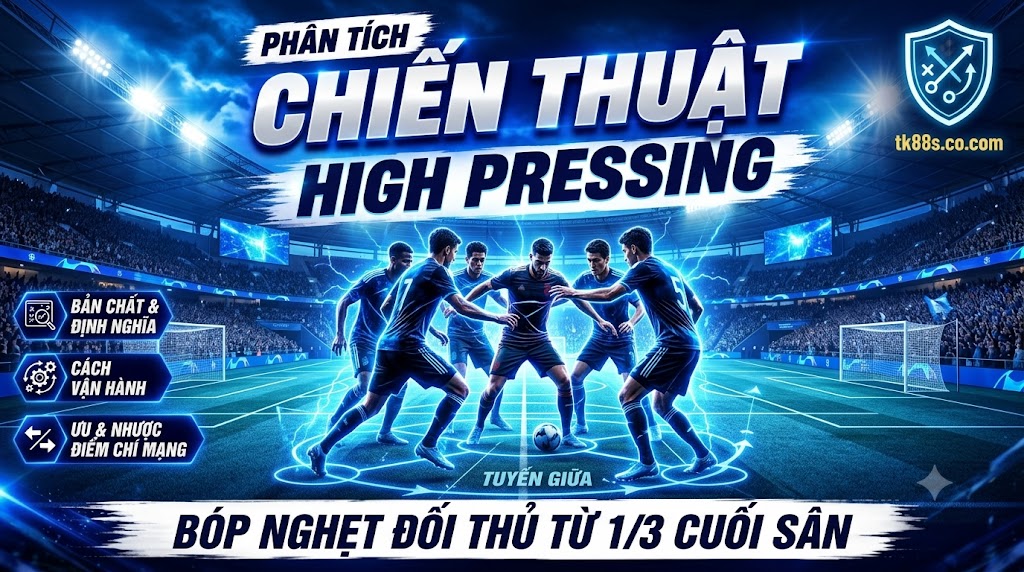 Phân tích chiến thuật High Pressing giúp bóp nghẹt đối thủ từ 1/3 cuối sân - hodlnews.io