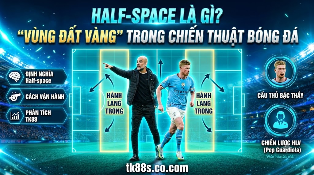 Phân tích chiến thuật Half-space với Pep Guardiola và sơ đồ sa bàn bóng đá - hodlnews.io.