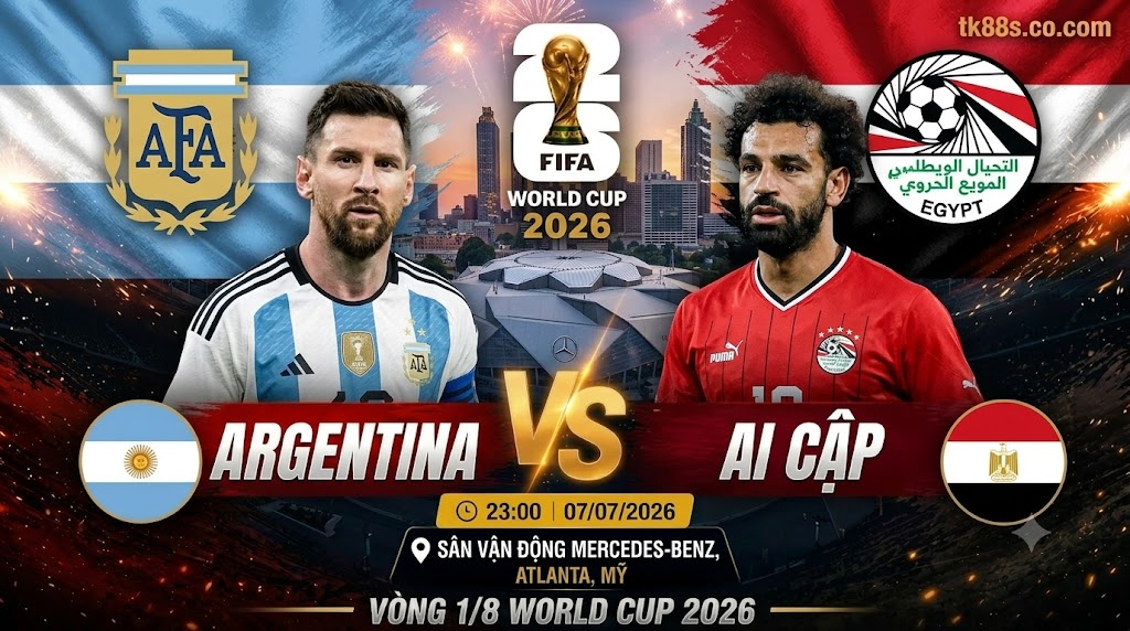 Nhận định Argentina vs Ai Cập vòng 1/8 World Cup 2026 tại hodlnews.io