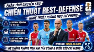 Phân tích chiến thuật Rest-Defense và nghệ thuật phòng ngự dự phòng trong bóng đá - Cẩm nang chiến thuật hodlnews.io.
