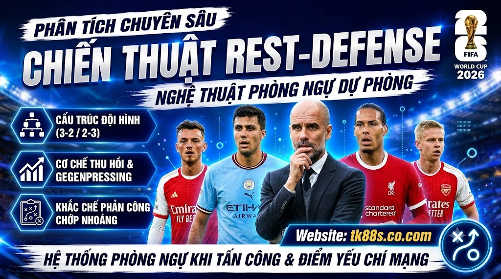 Phân tích chiến thuật Rest-Defense và nghệ thuật phòng ngự dự phòng trong bóng đá - Cẩm nang chiến thuật hodlnews.io.